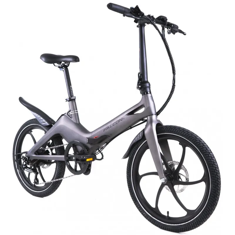 Falcon Flo Folding Electric Bike Stealth Grey-1